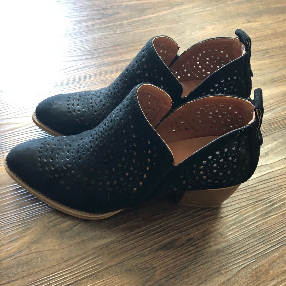 Black booties